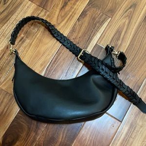 Rachel Zoe black vegan handbag.